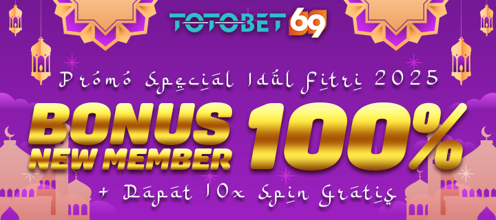 Bonus New Member 100% + Promo Freespin