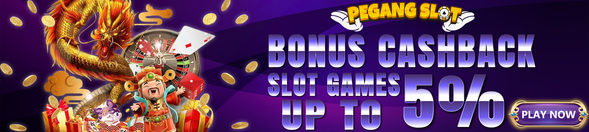 BONUS CASHBACK SLOT GAMES UP TO 5%