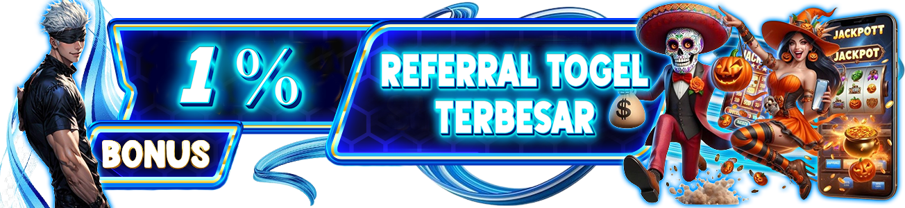 BONUS REFERRAL TOGEL 1% 