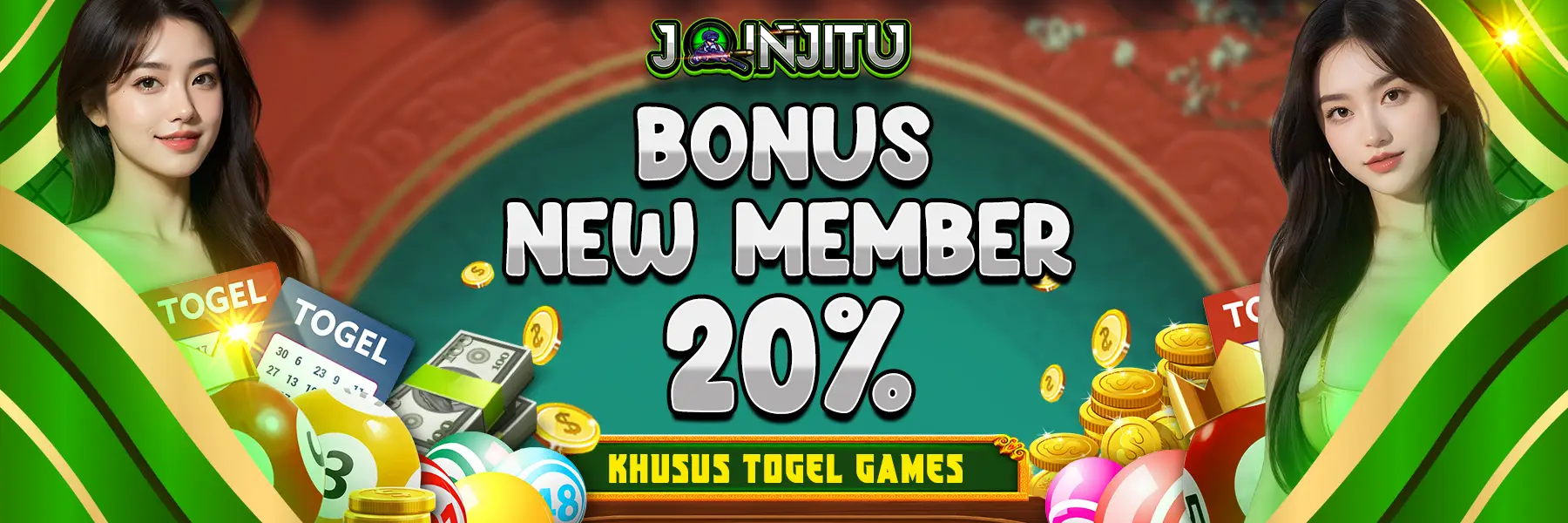 BONUS NEW MEMBER 20% KHUSUS TOGEL