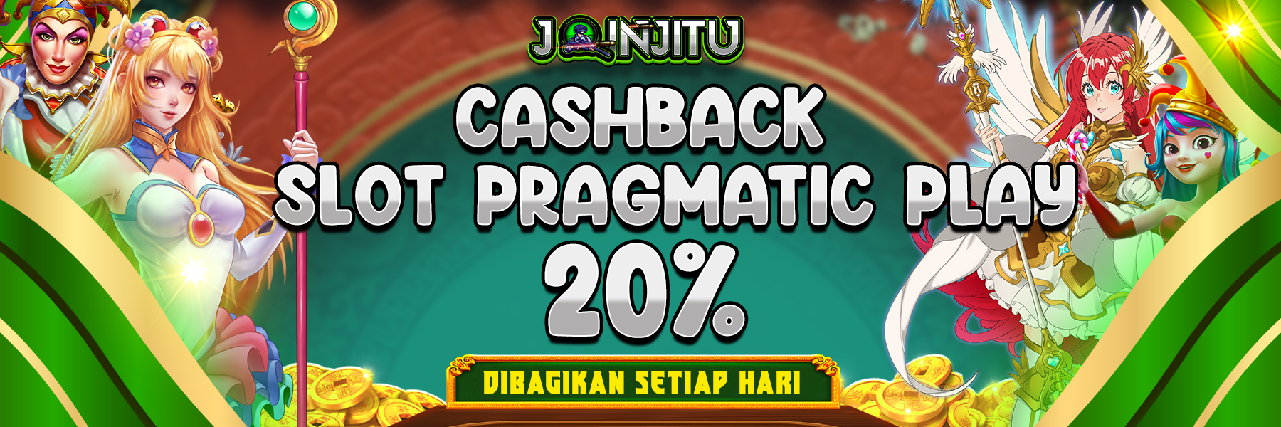 CASHBACK SETIAP HARI 20% SLOT PRAGMATIC