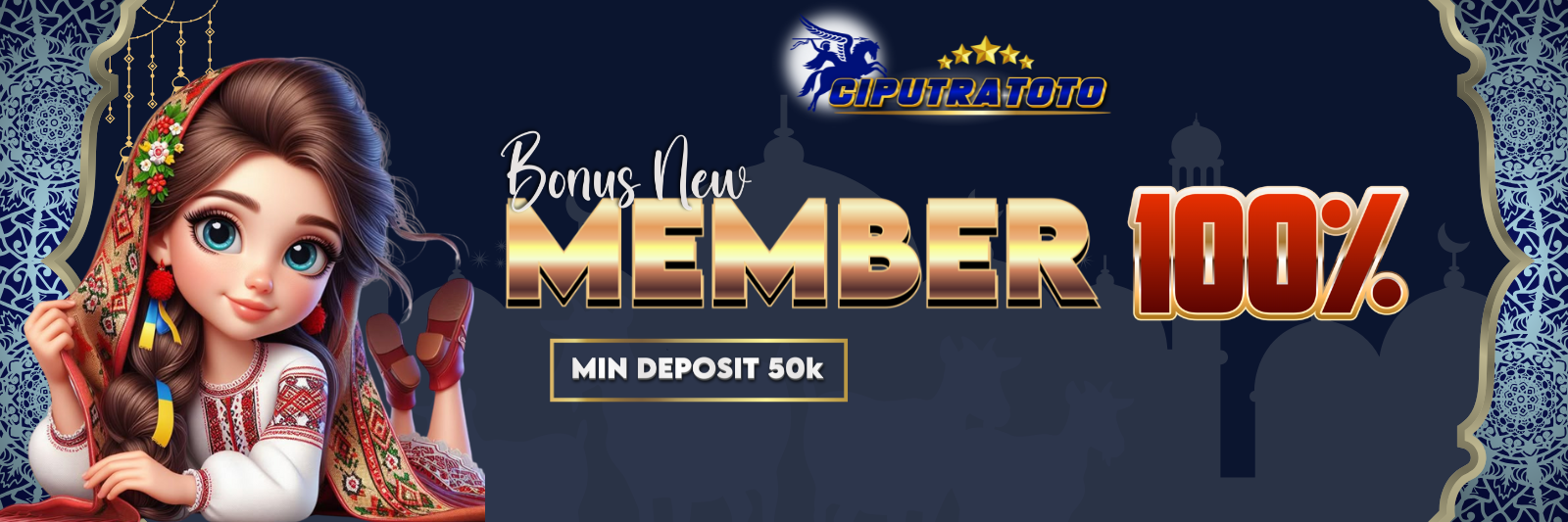 WELCOME BONUS 100%