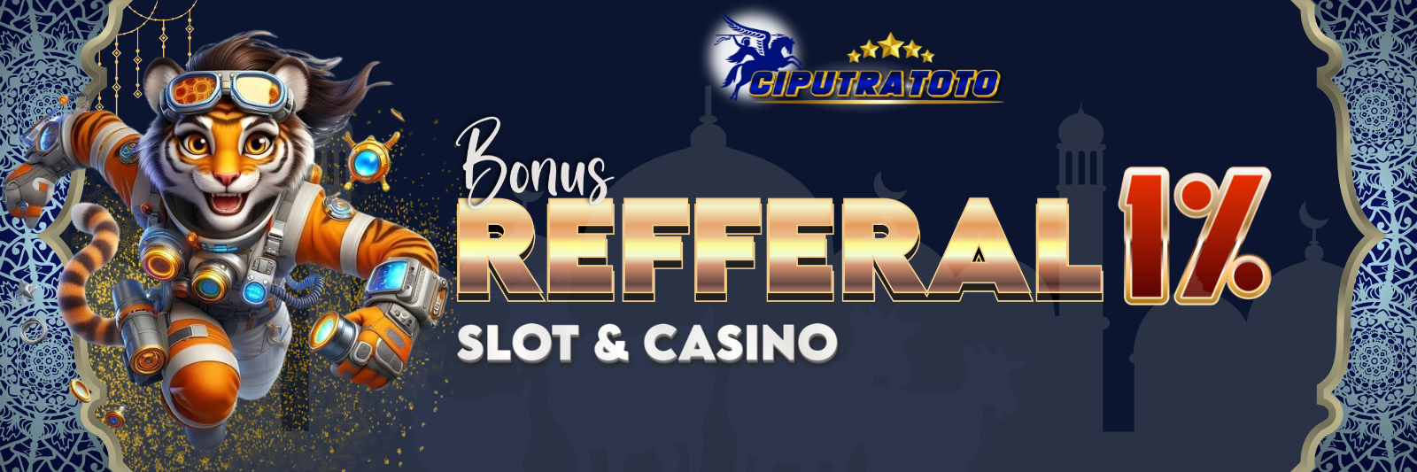 BONUS REFERRAL SLOT & KASINO 1%