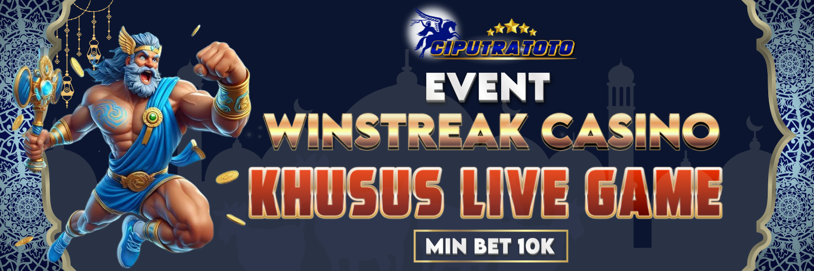 EVENT WIN STREAK LIVE GAME CASINO (KEMENANGAN BERUNTUN)