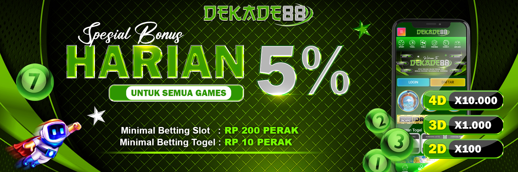 Bonus Harian Dekade88