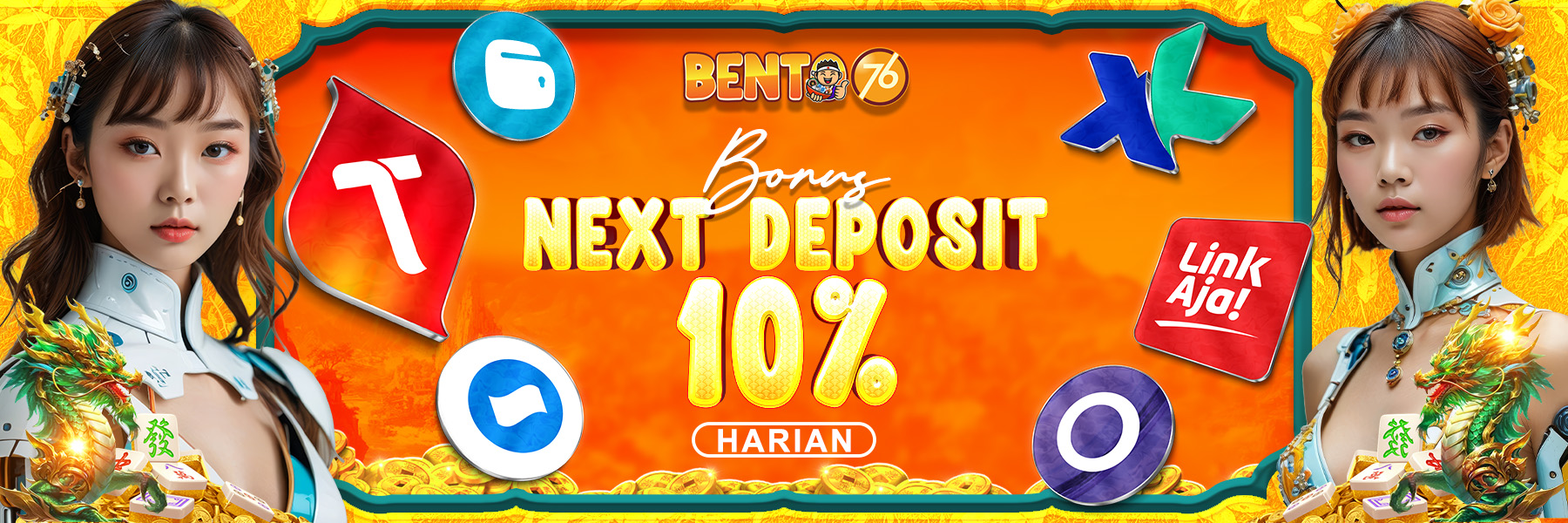 BONUS NEXT DEPOSIT 10%